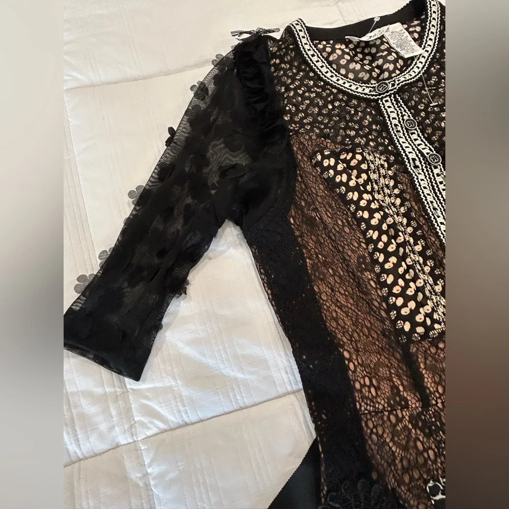 Byron Lars Beguile Multicolor Anthropologie Allusion Sheath Dress Size 4 NWOT - Picture 4 of 11